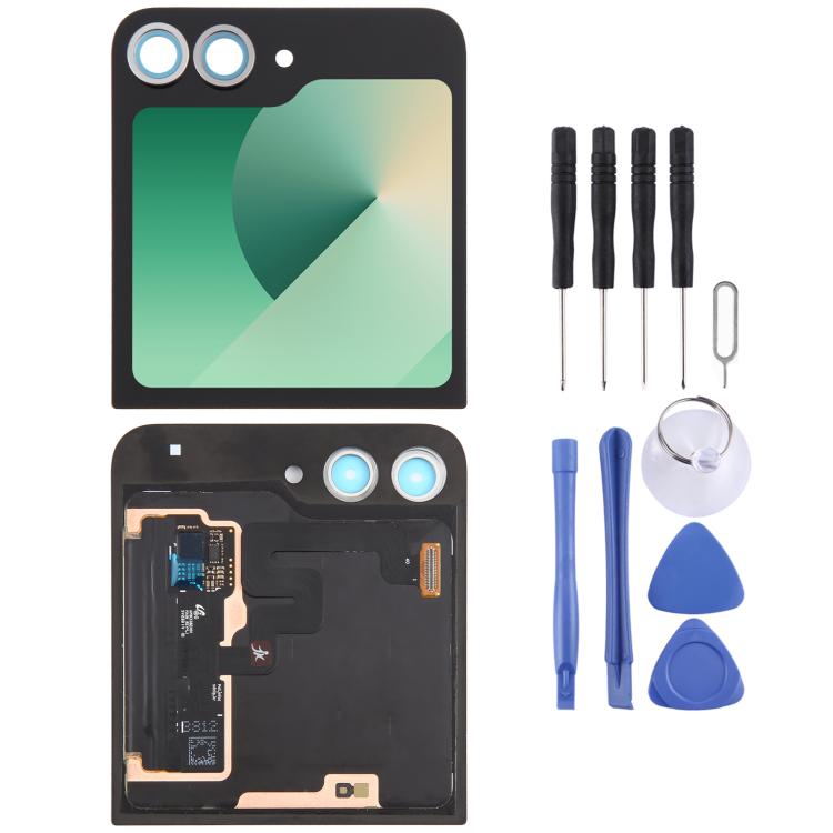 Schermo LCD secondario Samsung Galaxy Z Flip6 con touch e copertura fotocamera - immagine 6