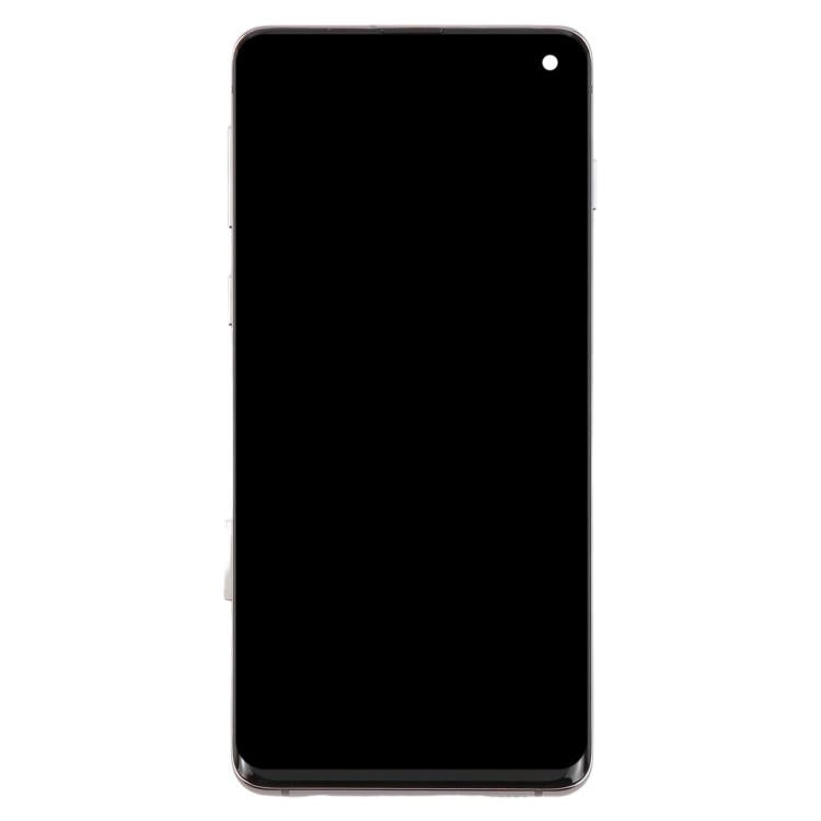 Schermo OLED LCD con cornice per Samsung Galaxy S10 SM-G973