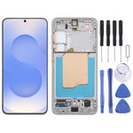Schermo OLED LCD con cornice per Samsung Galaxy S25 SM-S931B