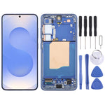 Schermo OLED LCD con cornice per Samsung Galaxy S25 SM-S931B