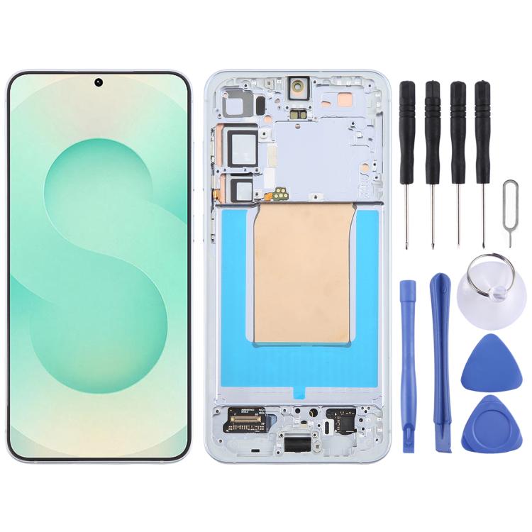 Schermo LCD con cornice per Samsung Galaxy S25+ SM-S936B