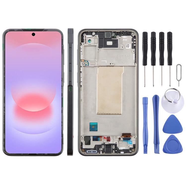 Schermo LCD con cornice per Samsung Galaxy A37 SM-A376B