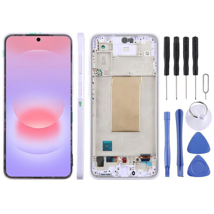 Schermo LCD con cornice per Samsung Galaxy A37 SM-A376B