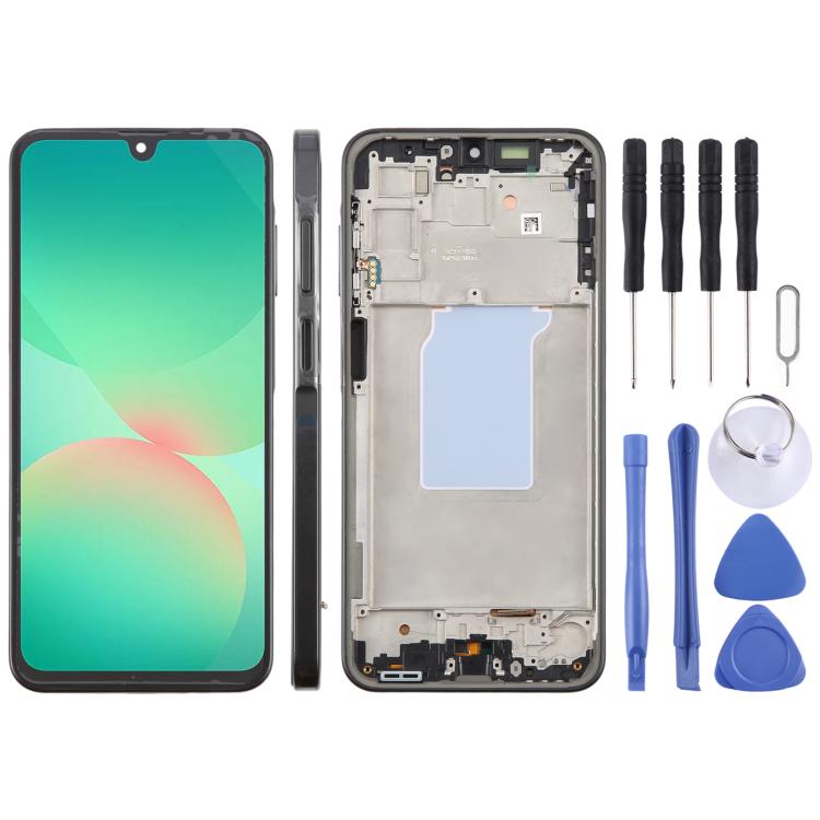 Schermo LCD con cornice per Samsung Galaxy A26 SM-A266B