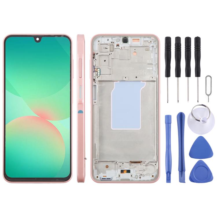 Schermo LCD con cornice per Samsung Galaxy A26 SM-A266B