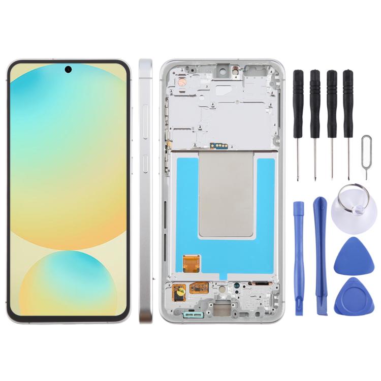 Schermo LCD con cornice per Galaxy S24 FE SM-S721B
