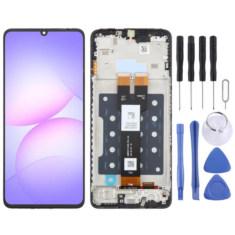 Schermo LCD digitalizzatore con cornice per Galaxy A07 5G