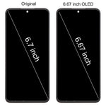 Schermo OLED LCD 6,67" con digitalizzatore per Galaxy A56