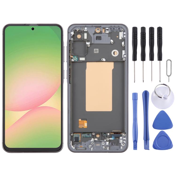 Schermo LCD completo con cornice per Galaxy A56 SM-A566B