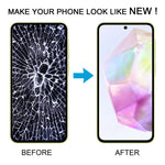 For Galaxy A35 SM-A356B incell LCD Screen Digitizer Full Assembly with Frame, Not Supporting Fingerprint Identification, For Samsung Galaxy A35