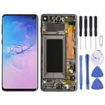 Schermo LCD con digitalizzatore e cornice per Galaxy S10 4G