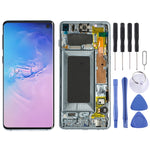 Schermo LCD con digitalizzatore e cornice per Galaxy S10 4G