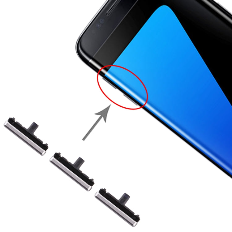 Ricambio tasti laterali per Samsung Galaxy S7 Edge rosa