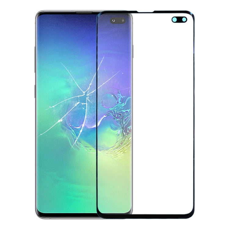 Lente vetro esterna Samsung Galaxy S10+ con adesivo OCA