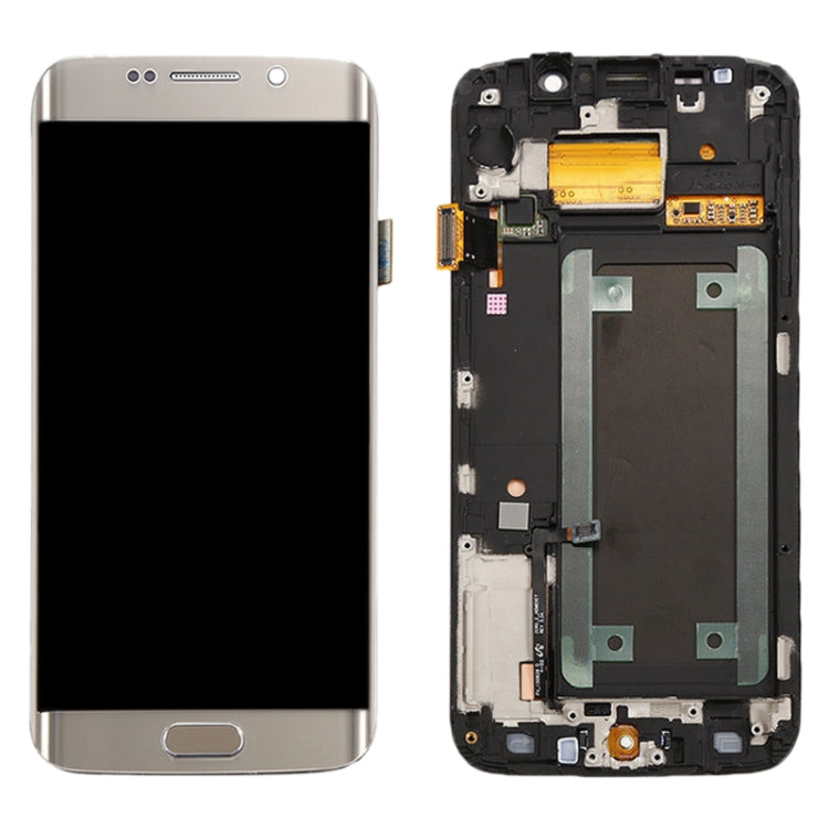 Schermo LCD e digitalizzatore con cornice per Samsung Galaxy S6 E