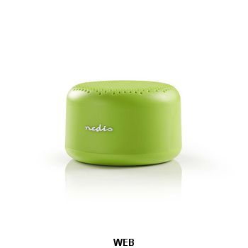 Altoparlante Bluetooth 9W Verde con batteria 300 mAh