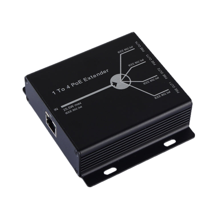 Estensore PoE 4 porte per telecamere IP Ethernet 10/100M - immagine 3