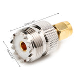 Adattatore coassiale RF SMA maschio a UHF femmina - immagine 2