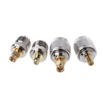 Kit 4 adattatori RF PL259 e SO239 a SMA maschio/femmina - immagine 2