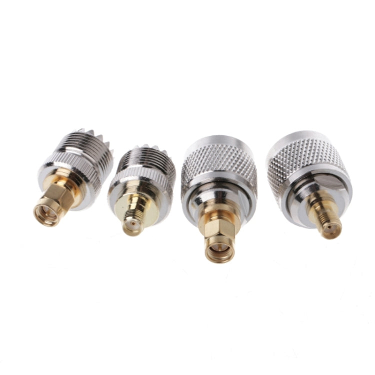 Kit 4 adattatori RF PL259 e SO239 a SMA maschio/femmina - immagine 2