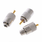 Connettore UHF maschio PL-259 in ottone per cavo RG8X - immagine 5