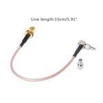 Cavo adattatore coassiale SMA femmina a CRC9/TS9, 15 cm - immagine 3