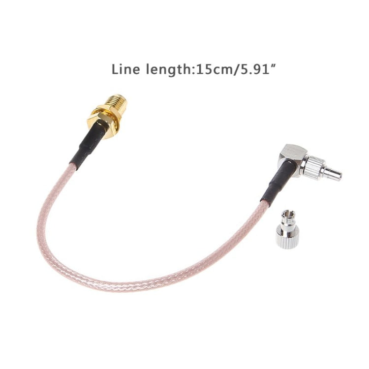 Cavo adattatore coassiale SMA femmina a CRC9/TS9, 15 cm - immagine 3