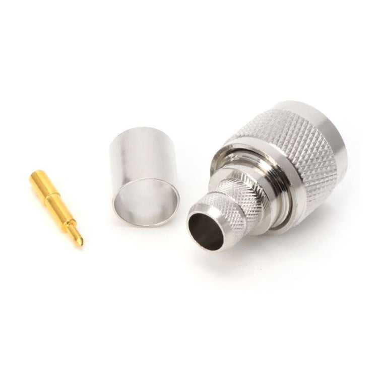 Adattatore coassiale RF tipo N 50 ohm per cavi LMR400 e RG8 - immagine 6