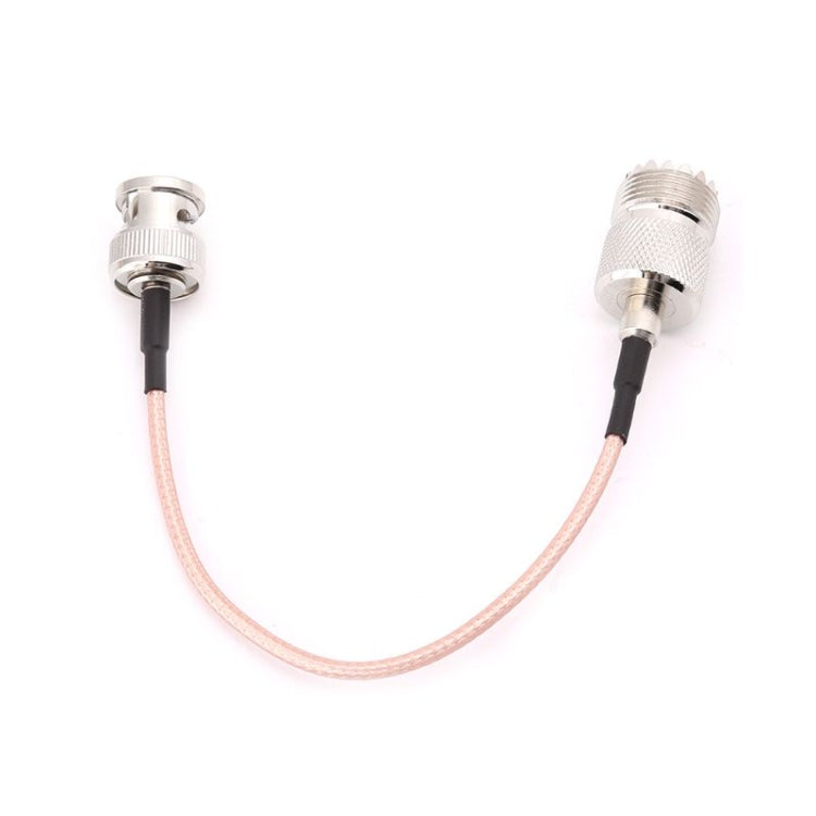 Cavo collegamento UHF SO239 femmina a BNC maschio 15 cm