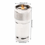 Adattatore antenna UHF maschio PL259 50 ohm per RF - immagine 4