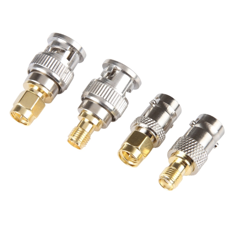 Adattatore coassiale RF 4 in 1 da BNC a SMA