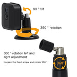 Staffa da parete per videocamera CCTV in ABS, rotazione 360° - immagine 5