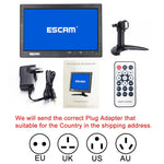 Monitor ESCAM T10 10" LCD TFT 1024x600 con VGA HDMI USB