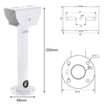 Staffa universale per telecamera CCTV in alluminio, ruotabile 25 cm - immagine 3