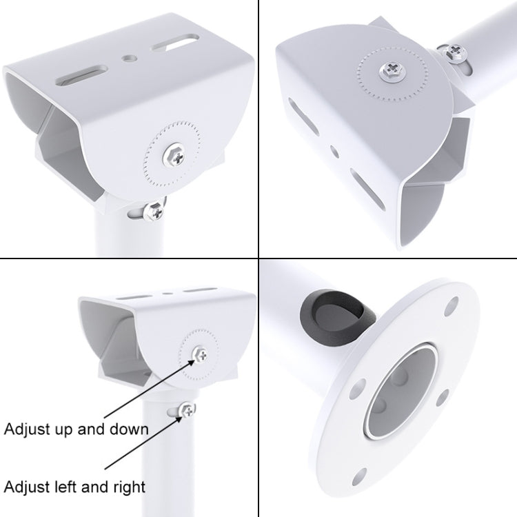 Staffa universale per telecamera CCTV in alluminio, ruotabile 25 cm - immagine 4