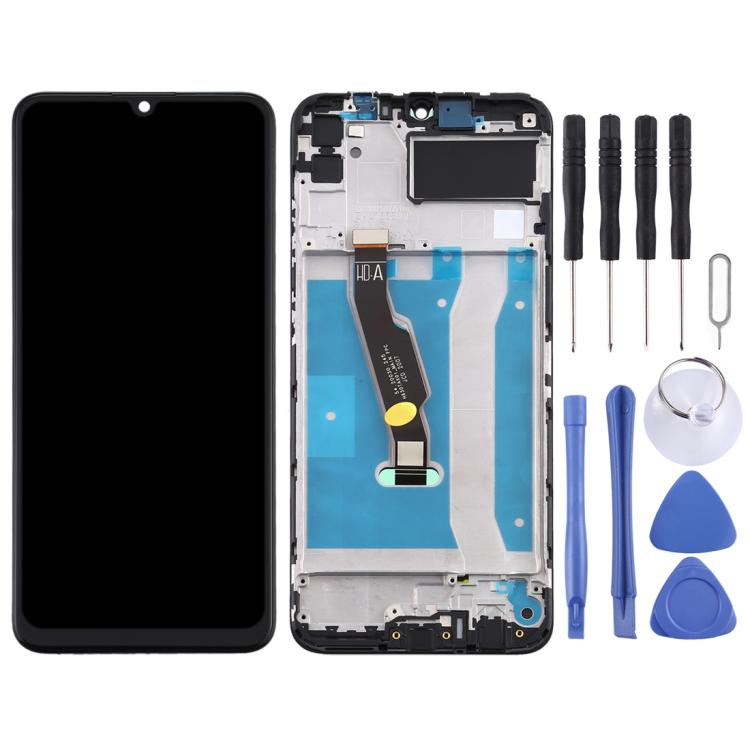 Schermo LCD con touch e cornice per Huawei Y6p - immagine 2