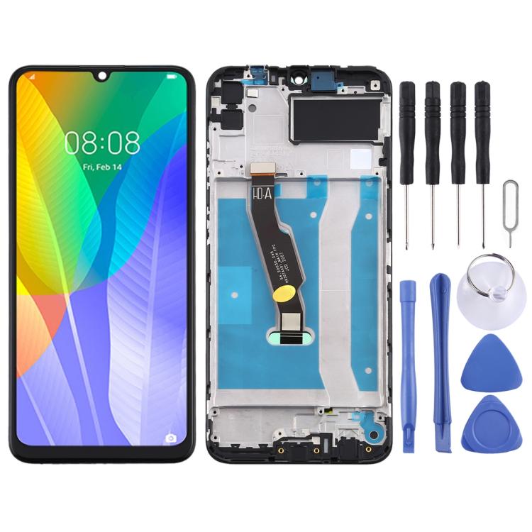 Schermo LCD con touch e cornice per Huawei Y6p