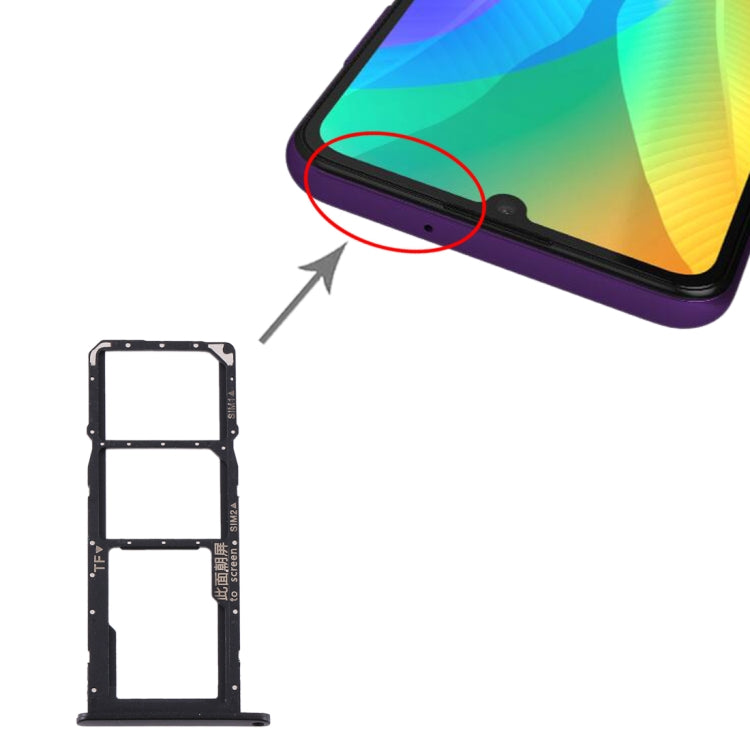 Vassoio scheda SIM e micro SD per Huawei Y6p