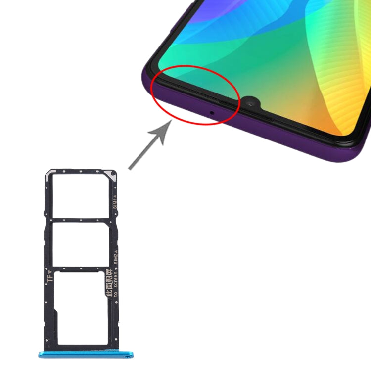 Vassoio scheda SIM e micro SD per Huawei Y6p