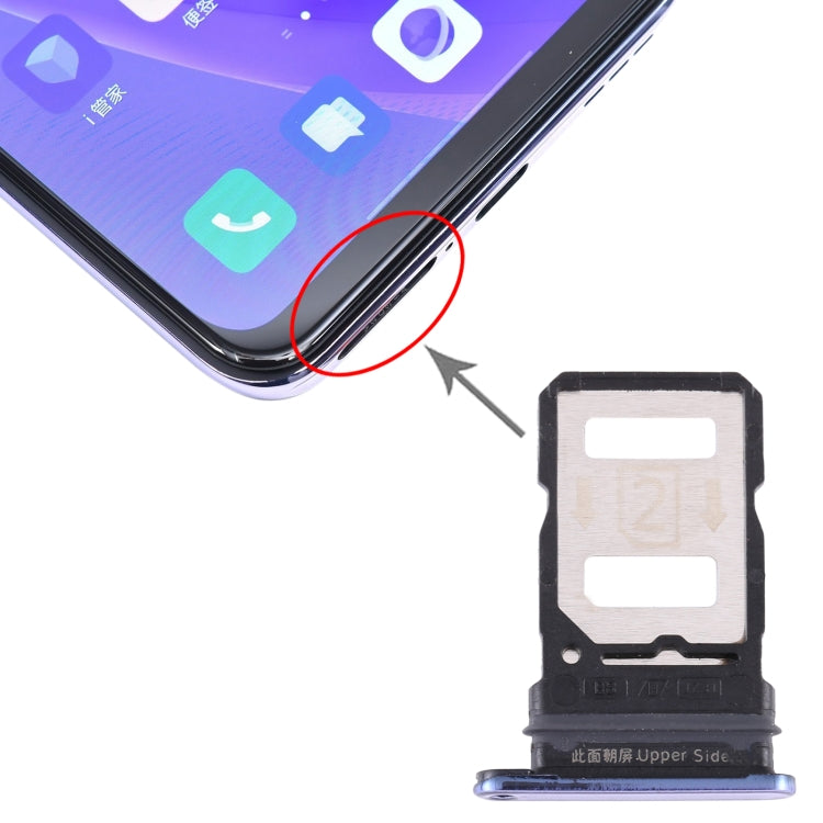 Vassoio scheda SIM ricambio per Vivo Y73s V2031A