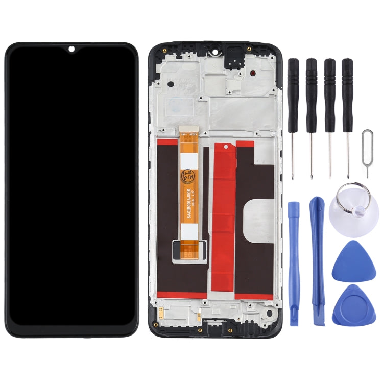 Schermo LCD e digitalizzatore per OPPO A9 2020 con cornice