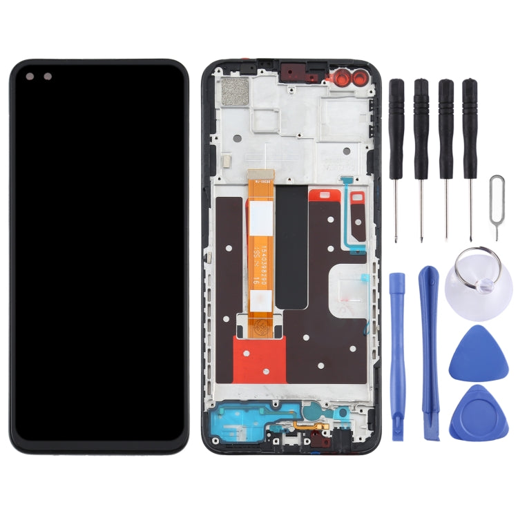 Schermo LCD e digitalizzatore con cornice per OPPO A92s Reno4 Z