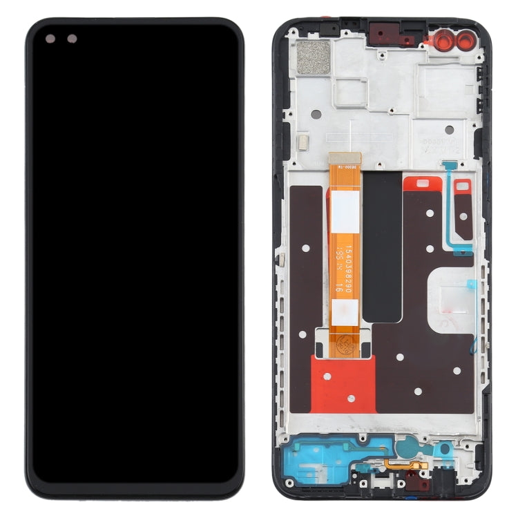 Schermo LCD e digitalizzatore con cornice per OPPO A92s Reno4 Z