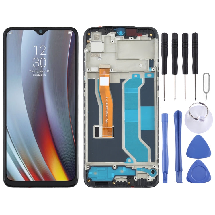 Schermo LCD TFT con cornice per Realme 3 Pro RMX1851