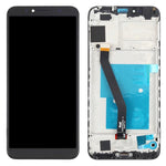 Schermo LCD e digitalizzatore assemblato completo con cornice per Huawei Y6 2018