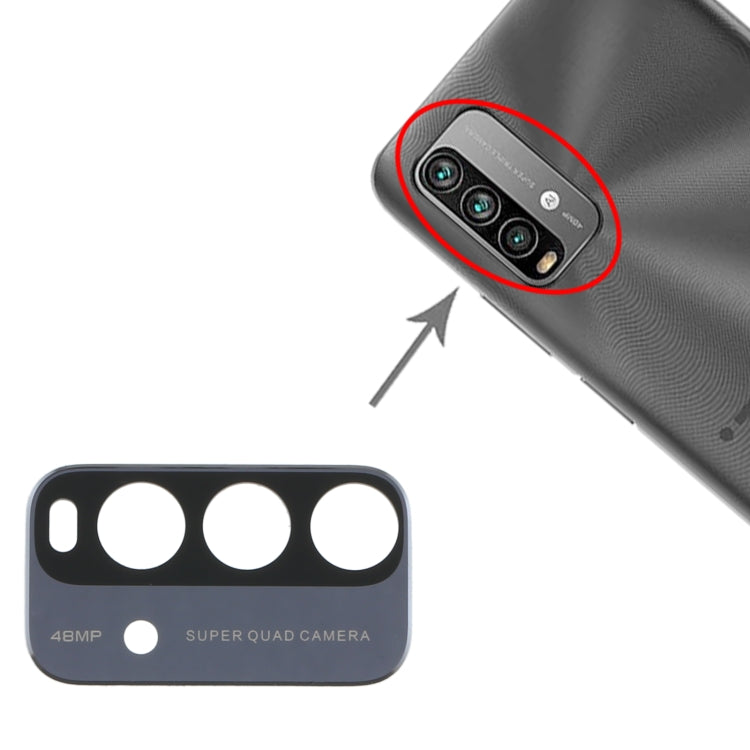 Obiettivo fotocamera posteriore per Xiaomi Redmi Note 9 4G