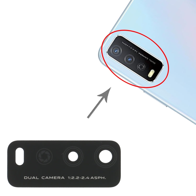 Obiettivo fotocamera posteriore per Vivo Y12s V2026 e V2033 - immagine 4