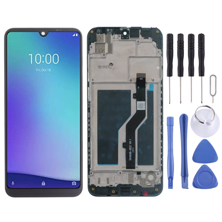 Schermo LCD con touch e cornice per ZTE Blade A5 2020
