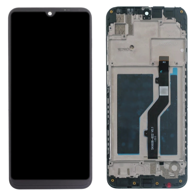 Schermo LCD con touch e cornice per ZTE Blade A5 2020 - immagine 3