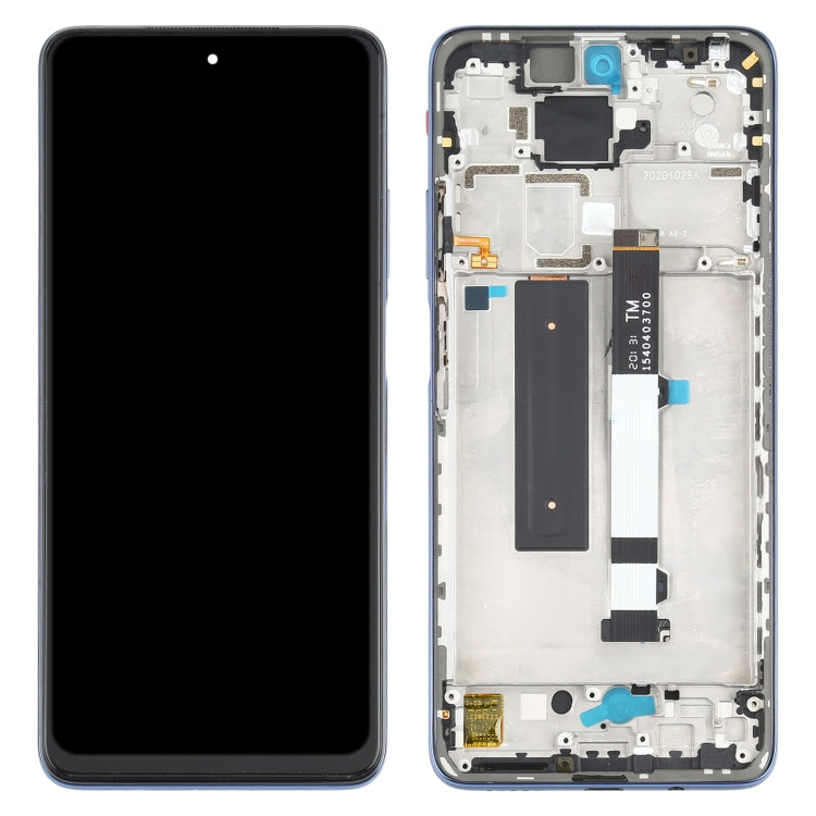 Schermo LCD con cornice per Xiaomi Redmi Note 9 Pro 5G - immagine 3